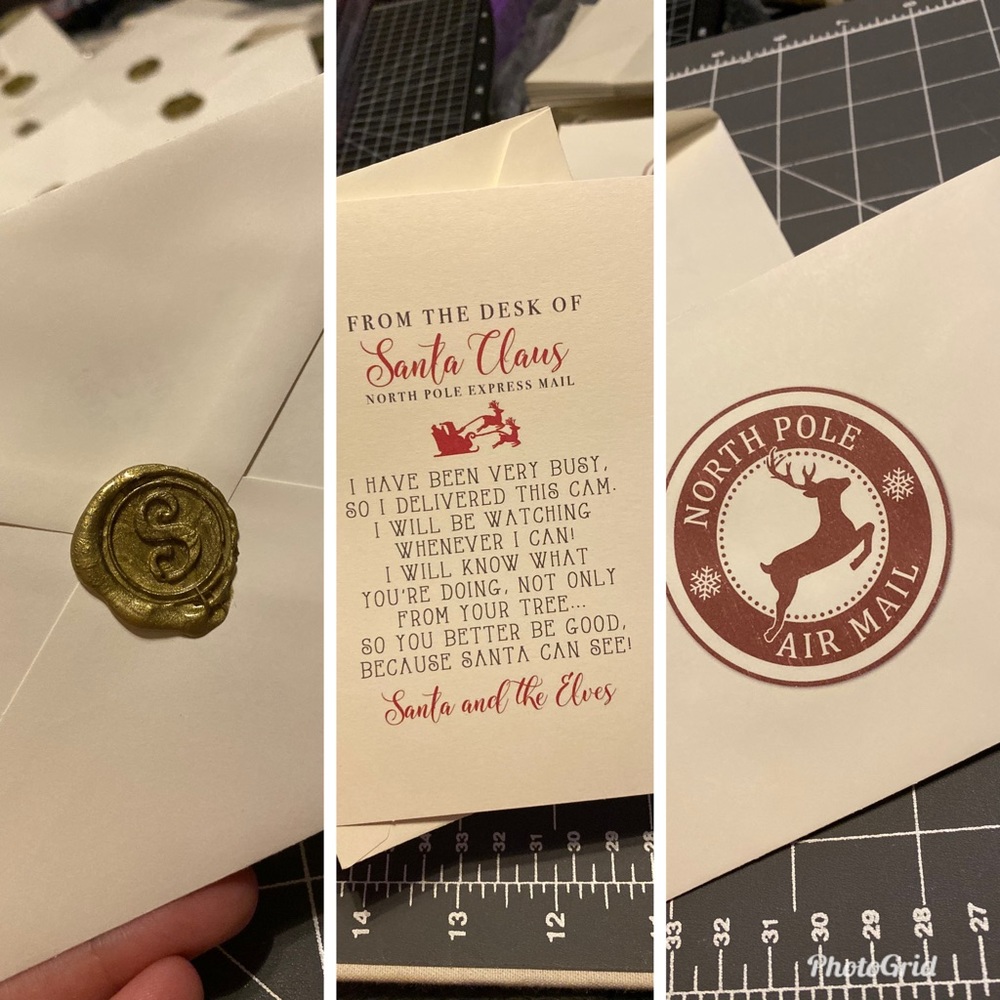 Santa can letter